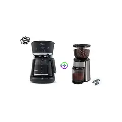OSTER - Combo Cafetera Bvstrf100 053 + Molinillo de café BVSTBMH23