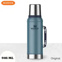 STANLEY - Termo Classic Azul Hammertone Lake 946ml