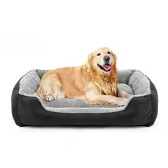 NACIONAL - CAMA PARA PERROS ANTIALÉRGICA TALLA M MARRON LAVABLE