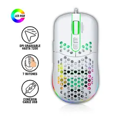 MICRONICS - MOUSE WARRIOR - WHITE USB GM827W