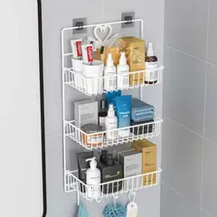 GENERICO - Organizador Lateral de Refrigerador Colgador Flotante De Cocina Blanco