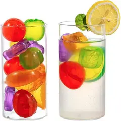 GENERICO - Cubos de Hielo de Colores Reutilizable Fruta 10Unid