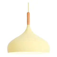 HOME NEAT - Lámpara colgante Moderna araña Ø24cm Macaron color Amarillo