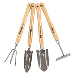 TRUPER - Juego de 4 herramientas de 15" para jardín COD 15040