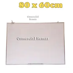 GENERICO - Pizarra Acrílica 80x60cm Nacional Borde Aluminio Portaplumon