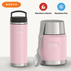 THERMOS - PACK ICON TERMO DE ALIMENTO Y BEBIDA 710ML ROSADO
