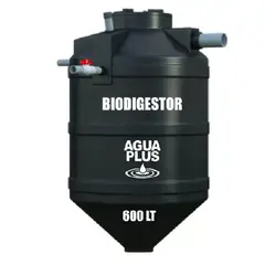 AGUA PLUS - Biodigestor 600LT Saneamiento Básico para Aguas Residuales