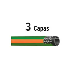 TRUPER - Metro de manguera 3/4" 3 capas en rollo de 100 m