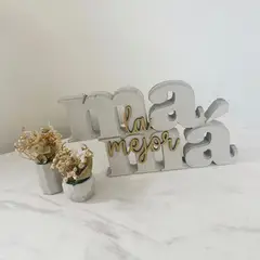 MADAME CIMENT - DECO MAMÁ LA MEJOR TAMAÑO L -