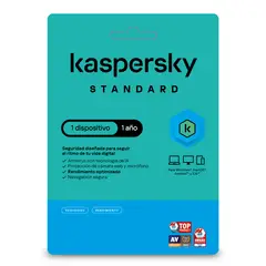 KASPERSKY - ANTIVIRUS STANDARD 1PC DURACION 1 AÑO