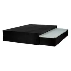 MUEBLES MACRUMO - Cama Divan Queen Plz (Base Tarima + Cama Auxiliar)