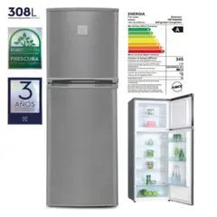 ELECTROLUX - Refrigeradora Top Mount Frost 308L Gris ERT45G2HQI