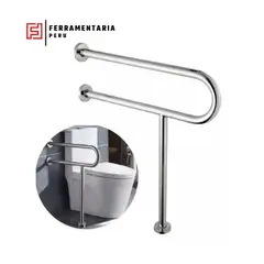 GENERICO - BARRA DE SEGURIDAD en P CON SOPORTE FIJO 60 cmx32 mm