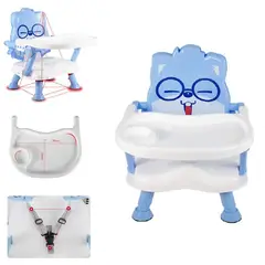 GENERICO - Comedor para bebés Mesa y silla 2 en 1-Azul