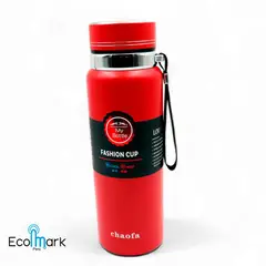 GENERICO - Termo Tomatodo Acero Inoxidable 1 Litro Rojo