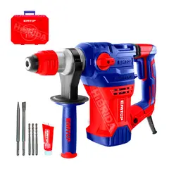 EMTOP - ROTOMARTILLO 1500W SDS PLUS INDUSTRIAL 55J CONCRETO - ERHRP1502