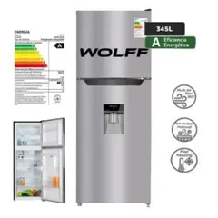 WOLFF - Refrigeradora No Frost WRF365D de 345 Litros