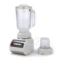 NATIONALIZER - Licuadora 400 W Vaso de Vidrio NT-880G - Blanco