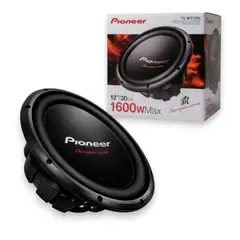 PIONEER - Subwoofer Pioneer 12" Pulgadas 1600W 2 Bobina TS-W312D4