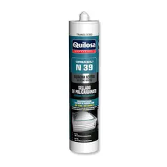 QUILOSA - Silicona Neutra Policarbonatos y Espejos Orbasil N39 Cartucho 300ml Transparente