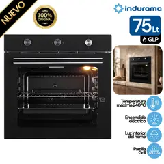 INDURAMA - Horno Empotrable Indurama HEI-75NGP 75 L Gas