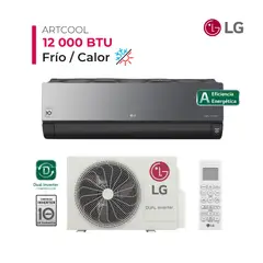 LG - Aire Acondicionado LG Split Pared de 12000 BTUH Artcool FríoCalor