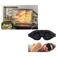 GENERICO - Cuadro Decorativo Nórdico 3D + Antifaz para Dormir 3D