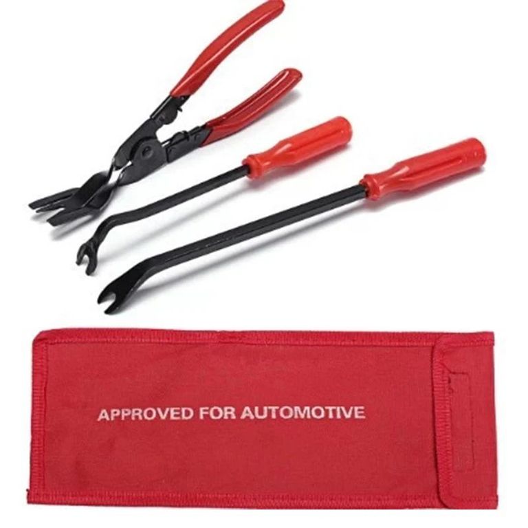 Kit 3 Herramientas Destornillador De HEbilla + alicate