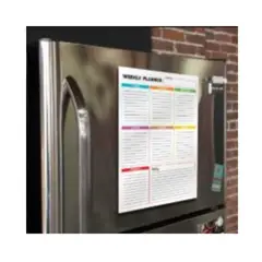 GENERICO - Planificador Pizarra Imantado para Neveras Semanal 44×32 cm