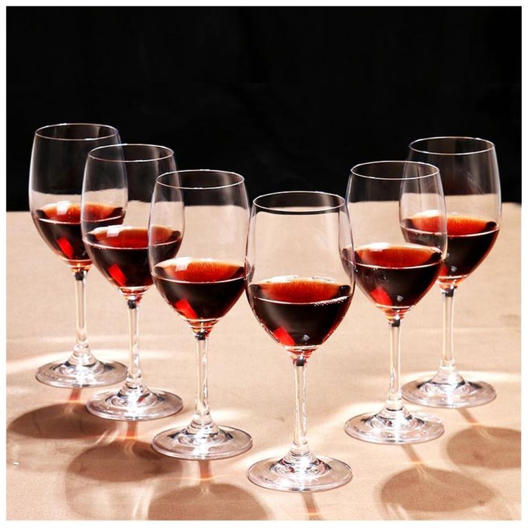 Copas de elegante para tomar vino set x6