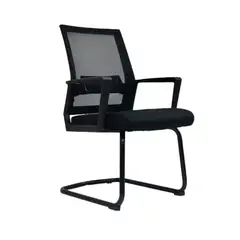 OFIDEAS - Silla Interlocutora Duster Malla Negra Negro