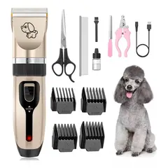 GENERICO - Maquina De Cortar Pelo Para Mascota + Kit Completo Hannzo