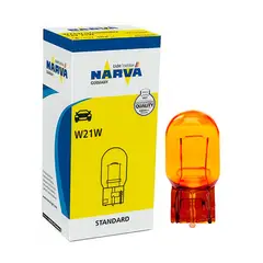 NARVA - Foco 1 Contacto 12v 21w Lagrimón Ámbar Standar