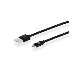 HP - Cable USB a Micro USB 2 metros HP041GB - Negro