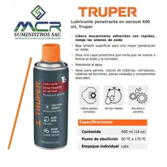TRUPER - Grasa blanca de litio en aerosol 295 ml