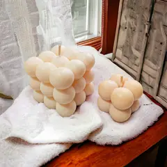 GENERICO - Pack 2 Velas Bubble de Cera de Soja Perfumadas