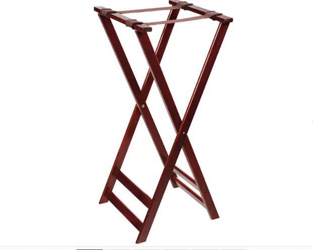 Soporte plegable para bandejas de madera