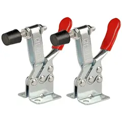 GENERICO - Set de 2 Prensas Rápidas de Palanca GH-201B - Sujeción:100 Kgs