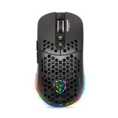 MICRONICS - Mouse Gamer RGB Negro Warrior GM828RX