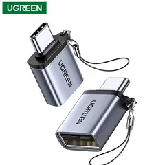 UGREEN - Adaptador Usb C a Usb A Otg 3.0 Aluminio