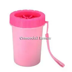 GENERICO - Limpiador de Patas para Perros y Mascotas Talla S Rosado
