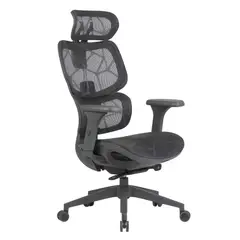 OFIDEAS - Silla De Oficina Sam Presidencial Con Cabecera Negro
