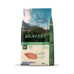 BRAVERY - Pollo Perros Adultos Razas Pequeñas 7 Kg