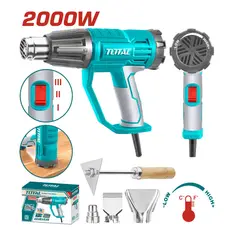 TOTAL TOOLS - PISTOLA DE CALOR INDUSTRIAL 2000W 550°C AJUSTABLE 450 L/MIN TOTAL - TB20045