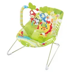 GENERICO - Silla Mecedora Musical Baby Rocker León Verde