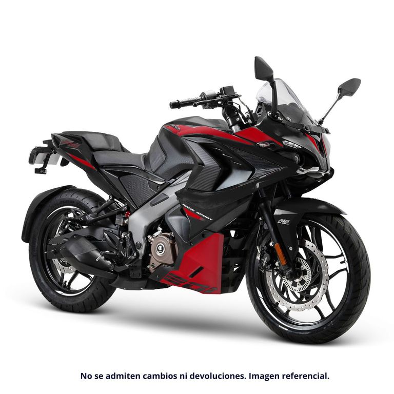 MOTO PULSAR RS 200 UG - NEGRO ROJO