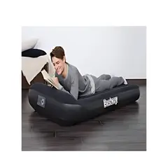 Bestway - Colchón Inflable Eléctrico 1 1/2 Plz de 191 x 97x 46cm