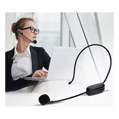 SEISA - Micrófono Inalámbrico De Diadema Amplificación De Voz Ay-101