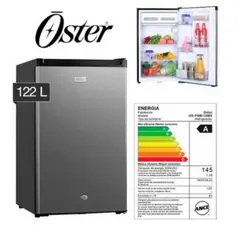 OSTER - Frigobar 122 Litros OS PMB122BV Negro con Silver