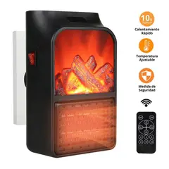 GENERICO - Mini Calefactor Chimenea de 1000 W